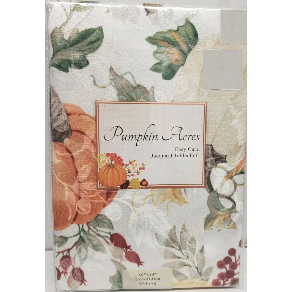 1 Printed Fabric Jacquard Tablecloth,60